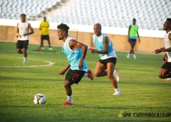 PHOTOS: Black Stars train for the first time ahead of Madagascar game