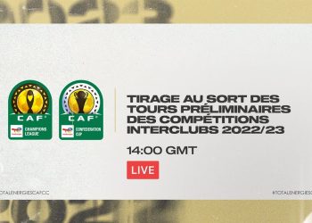 LIVE STREAMING: CAF Inter Club Preliminaries Draw For 2022/23 Campaign