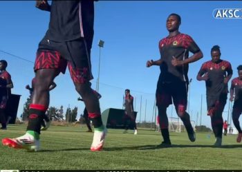 Video: Asante Kotoko hold first training session in Casablanca, Morocco for WAC Clash