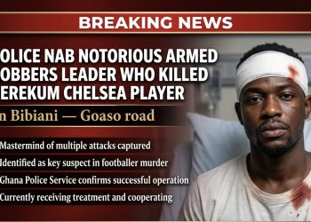 Ghana Police Service arrest Mohammed & Bawa as key suspects to Berekum Chelsea robbery investigation